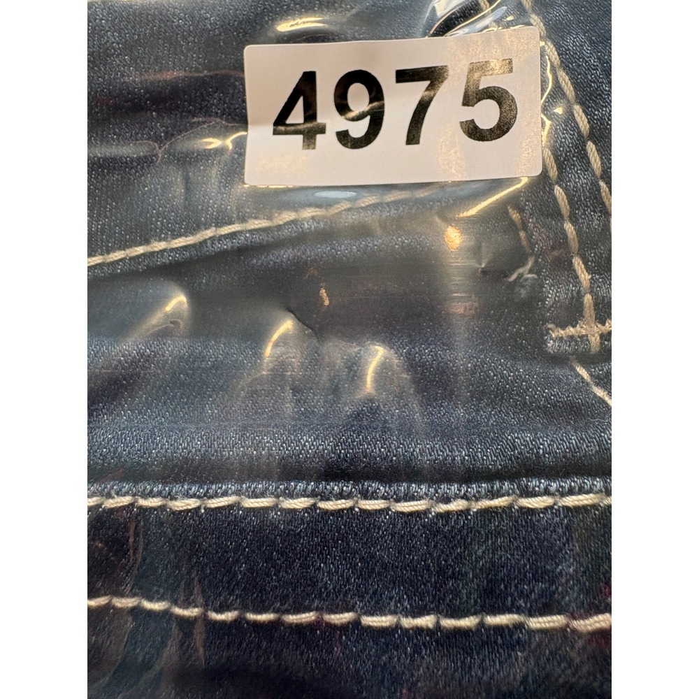 Daytrip Virgo Bermuda Shorts Womens 26 Blue Denim Dark Washed Mid Rise Stretch - Picture 7 of 7